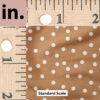 Ruler Scale for Boho Polka dot (Brown) by Indy Bloom Design